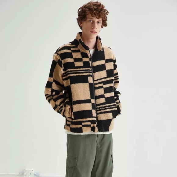 Urban Outfitters Other - Urban Outfitters Sherpa Zip Jacket NWT Size S